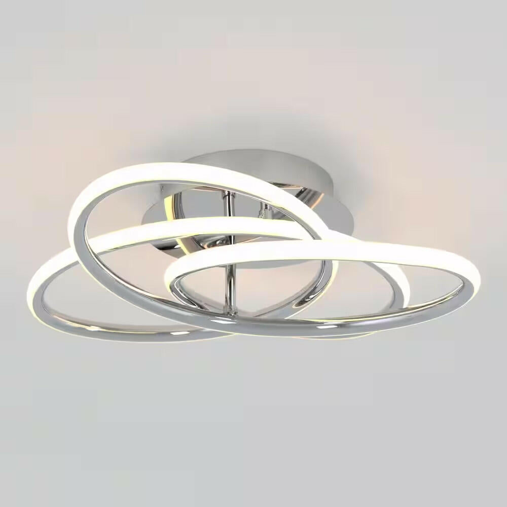 Swirl Butterfly LED Flush Mount