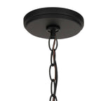 Hampton Bay Highgate 6-Light Matte Black Chandelier 27 in x 28.3 in