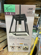 Matte Black LED Pendant Light by Feit Electric