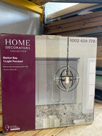Home Decorators Collection 27030 1-Light Bronze & Champagne Pewter Mini Pendant