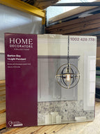 Home Decorators Collection 27030 1-Light Bronze & Champagne Pewter Mini Pendant