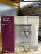 Home Decorators Collection 27030 1-Light Bronze & Champagne Pewter Mini Pendant