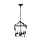 Home Decorators Collection 4- Light Bronze Caged Chandelier