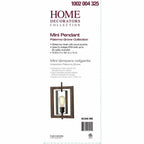 Palermo Grove 10 in. 1-Light Gilded Iron Kitchen Island Mini-Pendant