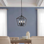 Home Decorators Collection 4- Light Bronze Caged Chandelier