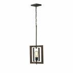 Palermo Grove 10 in. 1-Light Gilded Iron Kitchen Island Mini-Pendant