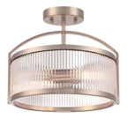 12 in. Gold Semi-Flush Mount