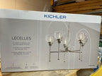 Kichler Lighting 5-Light Chandelier in Polished Nickel