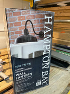 Hampton Bay Lighting 1-Light Black Outdoor Barn Wall Lantern Sconce(KHC1691A-3)