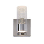 Essence 4.92 in. Brushed Nickel LED Vanity Wall Light